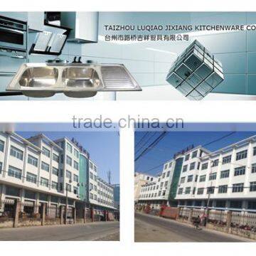 JZ-336 Export Iraq Cheap Double Drain Board Single Bowl Stainless Steel Kitchen Sink photo-5