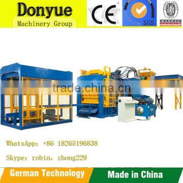 German QT4-15 full-automatic concrete paver/hollow block making machine price