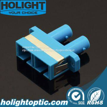 Fiber Adaptor Sc to St Duplex Sm Blue With Flange photo-3