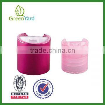 Plastic metallic disc cover cap 24/410