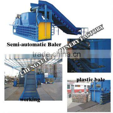  china hydraulic driven plastic recycling machine baler, plastic bottle baler machine