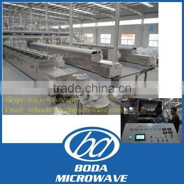 Advanced industrial microwave silicon carbide powder/slurry dryer