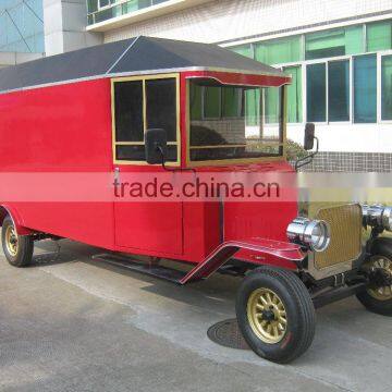 Special Design 4 Wheel Electric Food Delivery Vehicle New Model T Ice Cream Car