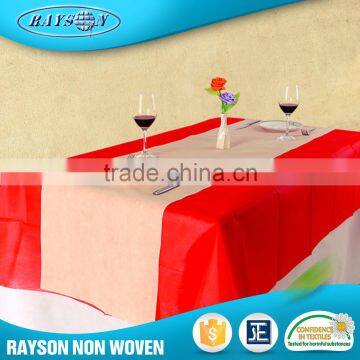 China Online Selling Protect Table Cover Red Spunbond Pp Nonwoven photo-2