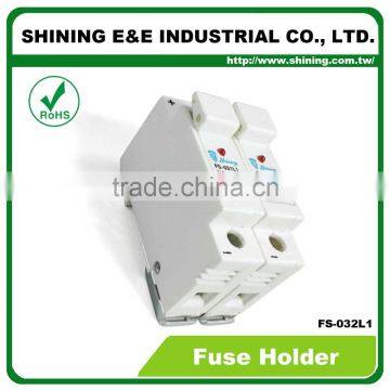 FS-032L1 LED Indicator 110V 32A 2 Pole 10x38 Cylindrical Fuse Holder photo-2