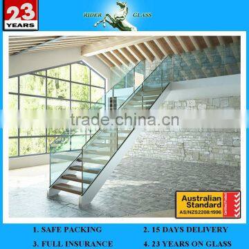 3-19mm Tempered Glass Staircase for Sale photo-4