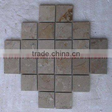 NEW SAHARA GOLD (CHAMPAIGN) MARBLE MOSAIC TILES photo-4