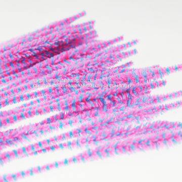 Pink Bumpy Chenille Stem Crafting Fluffy Sticks photo-2