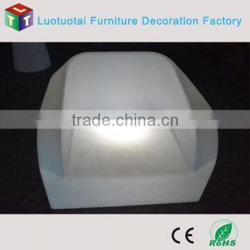Hot Selling Modern Outdoor Furniture Plastic LED Sofa photo-2