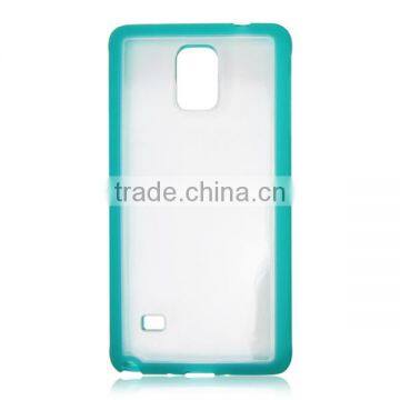 Multicolor Frame Transparent Cover, TPU Protective Phone Case for Samsung Note4 photo-3