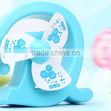Wholesale Stock Small Order Plastic Portable USB Letters Mini Fan photo-2