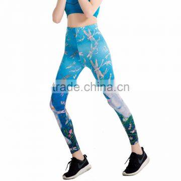 Amazon Best Saller Printed Women's Lightweight Printed Full Ankle Length Leggings for Summer(custom Logo) photo-5