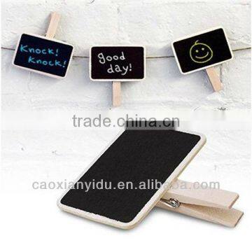 Mini Wooden Clip Blackboard free wedding gift tags decorative gift tags