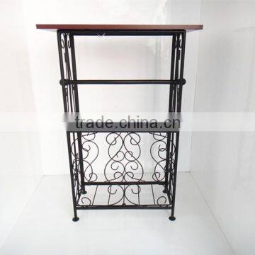 Metal Frame Iron Brace French Style Kitchen Bathroom Side Table photo-3