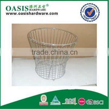 Chrome plate wire towel basket YZ4118C