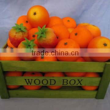 eco-friendly colorful cheap wooden fruit crate for sale