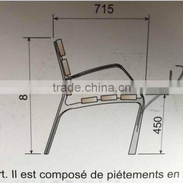 Spanish Type Bench Leg/outdoor Cast Iron Furniture Bench photo-3