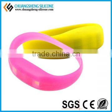 Shaking Sensing Silicone Led Lighting Bracelet photo-5