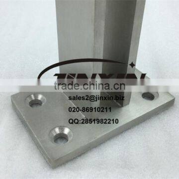 JINXIN Custom 316 Stainless Steel Spigots Glass Railing / Glass Fencing Australia Clamp photo-2