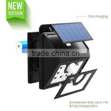 Plastic 8 LED Spot Motion Sensor Solar Street Light photo-4