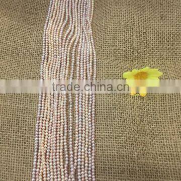 3mm Pink Freshwater Pearl Strand photo-4