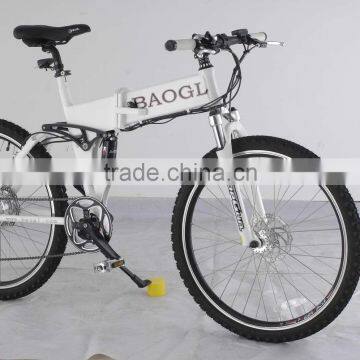 folding electric mountain bike
