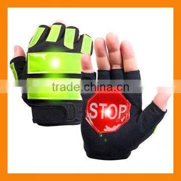 High Reflective LED Traffic Police Gloves