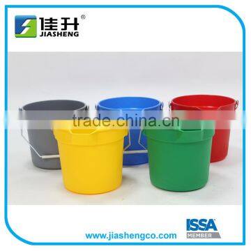 Plastic Cleaning Bucket With Spout and Metal Handle