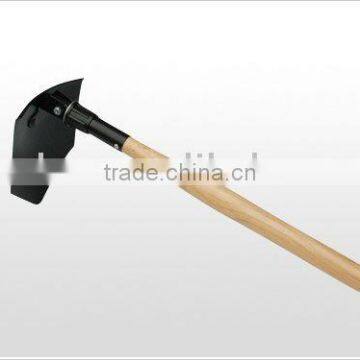 Wooden handle gardening tools shovels army spades digging tool