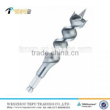 profesional quality double flute earth auger drill bits/rock drilling ring auger bit