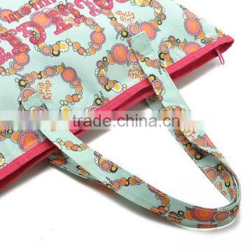 Wholesale Nylon Full Printing Customized Logo Eroupe Style Tote Bag photo-5