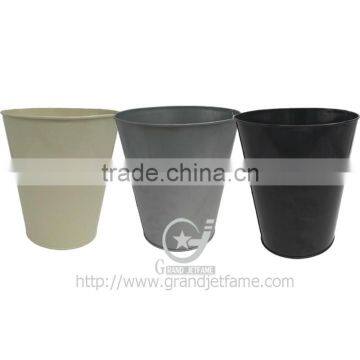 household waste bucket galvanized metal waste bucket