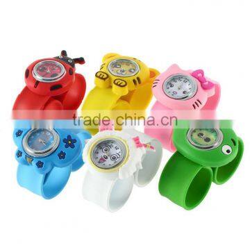 Vogue Watch Animal Slap Snap On Silicone Watch Fashion Watch Manufacturers In China Sports Boys Girls Children Kids Gift