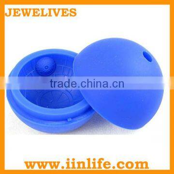 100% food grade round silicone ice ball tray