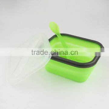 2017 New Food Grade Various Styles Collapsible Silicone Lunch Box/ Bento Box/ Food Container photo-6