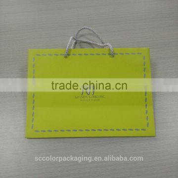 Shenzhen Factory Custom Printed Paper Gift Bag with drawstring For Wholesale