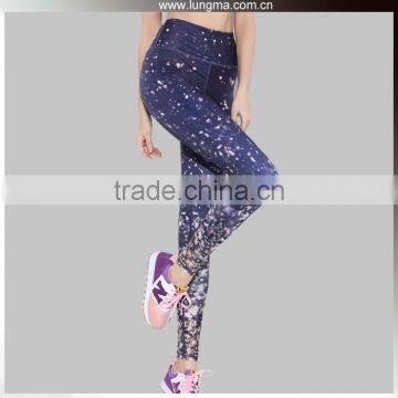 (Top Quality) Custom Yoga Comprssion Running Pants For Sports photo-3
