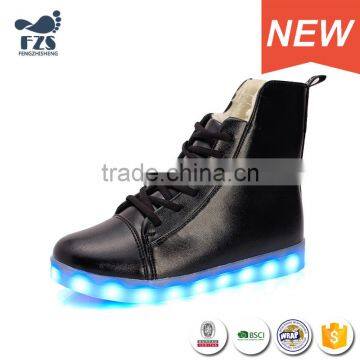 HFR-ZS-6 2017 High neck light up shoes for winter