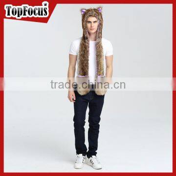 Custom Winter Hotsale Sexy Fur Animal Hats and Caps Men photo-2