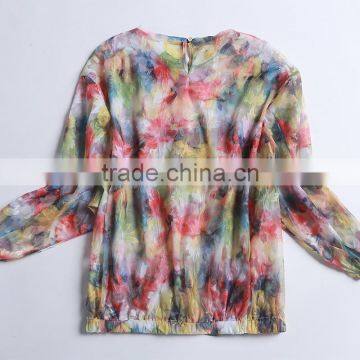 Hot Sale Summer New Applique Printed Tops photo-3
