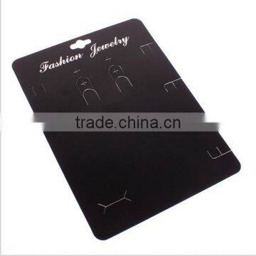 Custom logo paper jewelry package cards jewelry packing display card for earring and necklace cheap jewelry package