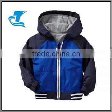 Color-Blocked Hooded Windbreakers for Baby