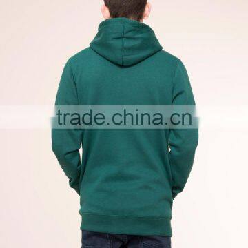 2016 Cheap Stylish Custom Casual Blank Green Extended Hoodie photo-2