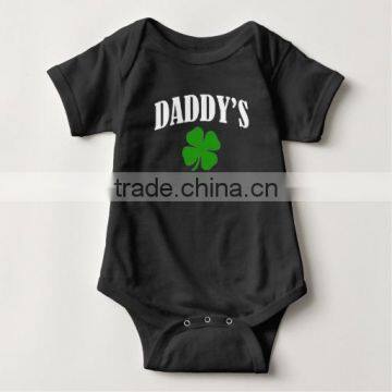 Top quality eco-friendly printing softtextile 100% combed cotton baby romper