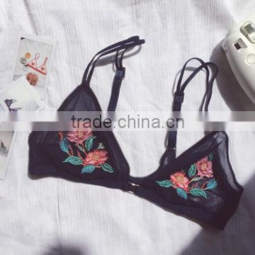 Runwaylover 5367 hot sale ladies new design embroider sexy lace bra