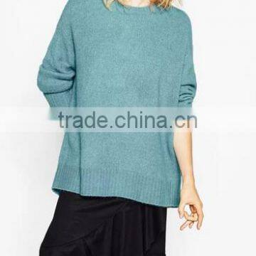EY0871S Europe Style 2016 Women Fashion Loose Knit Pullover Sweaters photo-2
