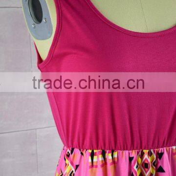 2017 Mommy and me Family Matching Mother Daughter Dresses Clothes Striped Mom and Daughter Dress Kids Parent Child Outfits photo-5