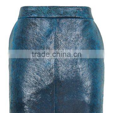 2017 OEM Spring Elegant High Waisted Velvet Wrap Around Skirt photo-5