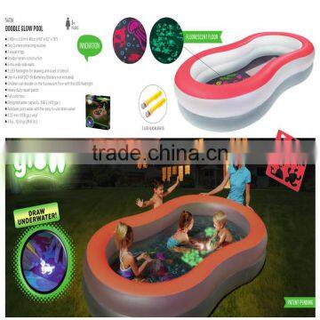 Bestway 46 cm 2.80 m x 1.57 m x Fluorescence Graffiti Pool photo-2