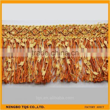 Cheap Lace Gold Braid Tassel Trimming for sofa